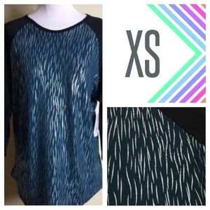 NWT LuLaRoe NOIR Holiday ELEGANT Zebra RANDY